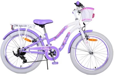 Volare Lovely Kinderfahrrad - Mädchen - 20 Zoll - Lila - 6 Gänge - Bild 1 von 4