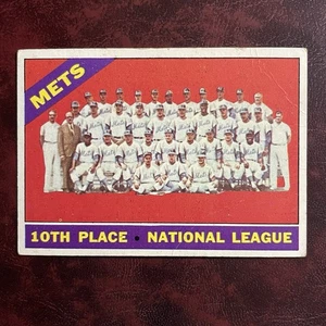 1966 Topps Set NEW YORK METS TEAM PHOTO CARD #172 - VG/VG-EX - Picture 1 of 2