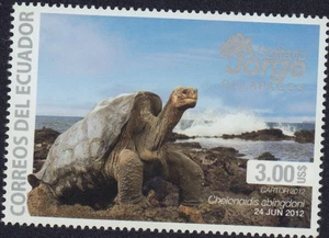 ECUADOR GALAPAGOS INSELN 2013 CARTOR MIT SAND LONESOME GEORGE 2102 NEUWERTIG POSTFRISCH - Bild 1 von 1