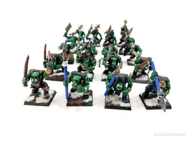 Warhammer Orc Boyz Mob PRO Lote Pintado Juego de 20 Foto 1 de 4