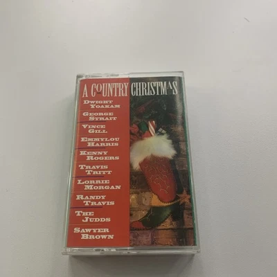 A Country Christmas Music Cassette Tape Holidays George Strait Kenny Rogers - Image 1 of 4