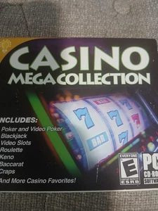 Casino Mega Collection, PC Game, 2015, New with Slip-Cover - Picture 1 of 1