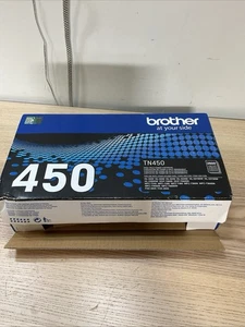 Brother TN-450 Black Hi Yield Cartridge Genuine Open  Box - Picture 1 of 16