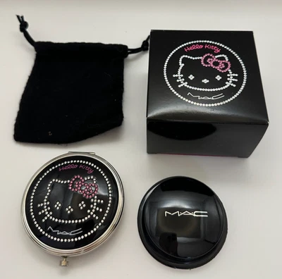 NEW MAC Cosmetics Hello Kitty Pressed Powder Mirror Compact Sheer Mystery Powder - Image 1 of 4