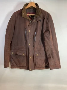 Barbour Wachsjacke braun Steppfutter Gr. XL Outdoor Mantel - Bild 1 von 18