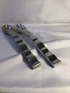 LARGE HEAVY SALAD SERVING UTENSILS - Picture 1 of 12