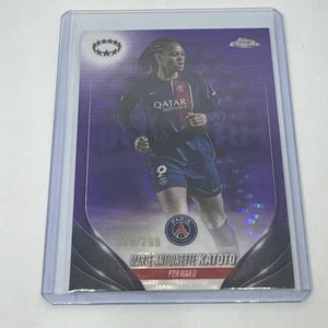Topps Chrome UWCL 23-24 | Marie-Antoinette Katoto Purple Pulsar /299 | Paris PSG - Bild 1 von 7