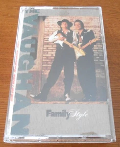 The Vaughan Brothers - Family Style Cassette Tape - 1990 CBS Records - Imagen 1 de 4