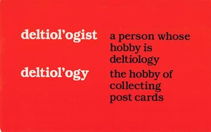 Deltiólogo Deltiología 548A-CU Hobby de coleccionar postales - Imagen 1 de 2