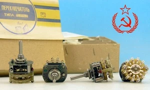 40 x Vintage Soviet Military Grade Rotary Switch 4P5T 4 pole 5 throw positions - Picture 1 of 2