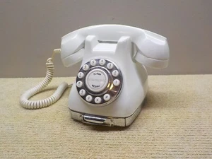White METRO PHONE with Note Pad Drawer - Zdjęcie 1 z 9