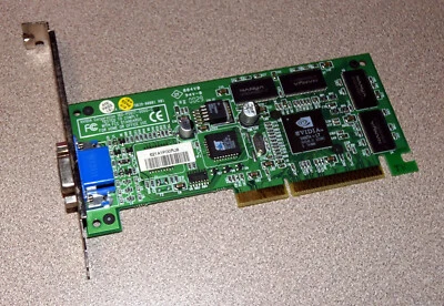 Compaq Nvidia Vanta LT 316 8MB AGP Video Graphics Card vga - Image 1 of 4