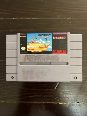 Road Runner Death Valley Rally (SNES, 1992) Game Only | Authentic | Tested - Image 1 of 3