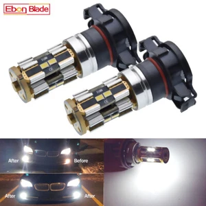2PCS Car SUV 5202 H16 LED Fog Light Bulbs 6000K Xenon White 800LM High Power - Bild 1 von 8