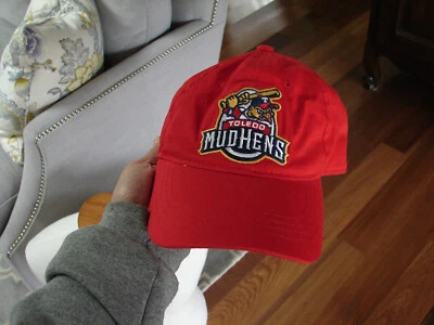 Toledo Mud Hens Hat Cap Adjustable Red Embroidered Logo Minor League Baseball - Image 1 of 4