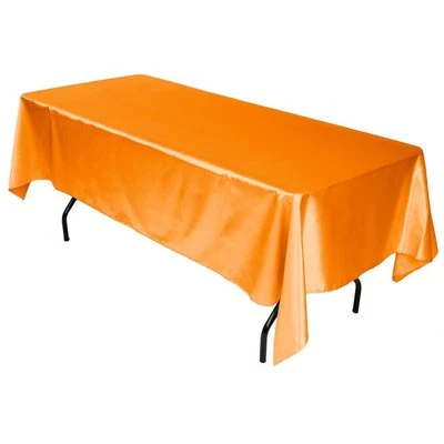 Tablecloth Satin Rectangular Seamless 60 x 144 Inch By Broward Linens - Image 1 of 2