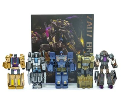 Zeta Toys ZA-07 Bruticon Bruticus Metal Chest Version Set of 5 Figure in stock - Image 1 of 4