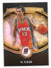 2008-09 Topps Treasury Basketball Refractors Gold Parallel #13 Steve Nash /50