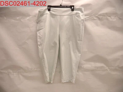 NWT - Worthington Plus Women's White Crop Pant, Size 2X 193441242044 - Image 1 of 4