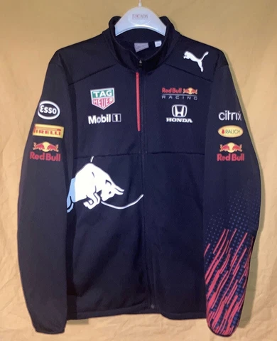 PUMA Red Bull Racing Team Mobil Honda Esso Firelli Citrix Nascar Moto Jacket Cover