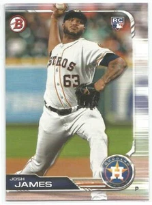 Josh James Houston Astros 2019 Bowman Baseball Rookie Card - Picture 1 of 3