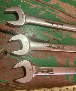 Snap-on OEX-32 34 36 1” 1 1/16” 1 1/8”Combination Wrenches USA - Picture 1 of 5