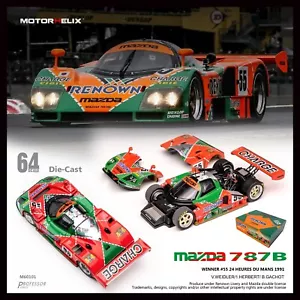 MOTORHELIX 1/64 Diecast Mazda 787B with Official license! (PRESALE) - Picture 1 of 9