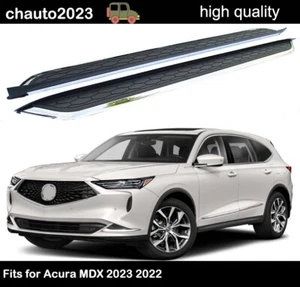 2PCS Fixed Running Board Side Step Fits for Acura MDX 2022-2024 Pedal Nerf Bar - Picture 1 of 13