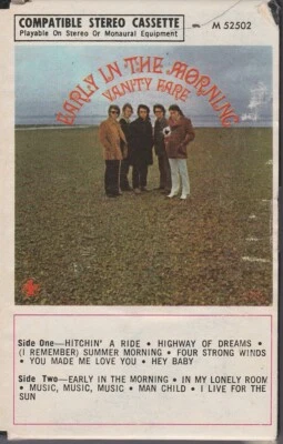 VANITY FARE CASSETTE TAPE: "EARLY IN THE MORNING" 1970 AMPEX PAPER LABELS - Image 1 of 4