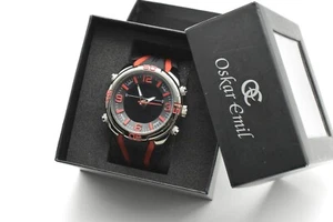 Oskar Emil Sport Cuarzo Reloj Hombre Reloj Hombre Impermeable Acero Inoxidable #78 - Imagen 1 de 13