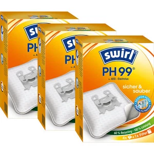 SWIRL Staubsaugerbeutel PH 99 EcoPor für AEG Electrolux 3er-Pack 12 Beutel - Bild 1 von 11