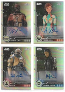 2023 Topps  Chrome - Star Wars - Autograph & Sketch Card Selection NM - Picture 1 of 14