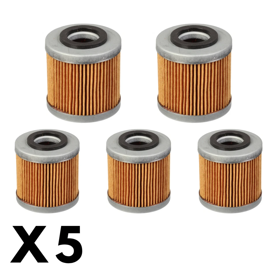 Paquete de 5 filtros de aceite blancos para Husqvarna TE510 2007 Foto 1 de 1