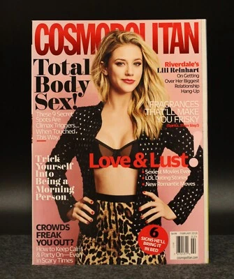 Cosmopolitan Feb 2018 Lili Reinhart Cover & Interview Riverdale TV Show NM Foto 1 de 3
