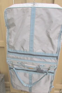 Vintage Pierre Cardin Hanging Folding Grey Garment Bag 46" X 21" - Picture 1 of 5
