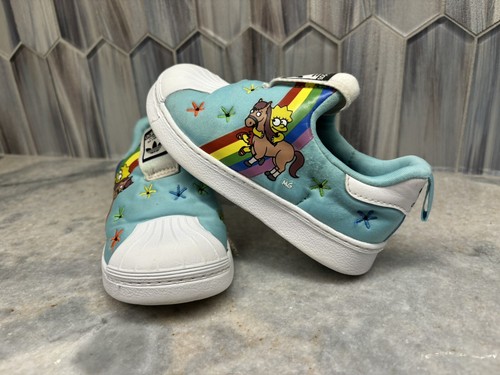 Adidas Superstar 360 x The Simpsons Low Lisa and Her Pony slip on bambino taglia 8 5