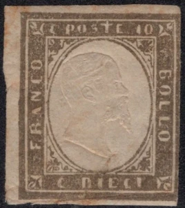 ITALY, SARDINIA, SC # 11 c, MH - Imagen 1 de 1