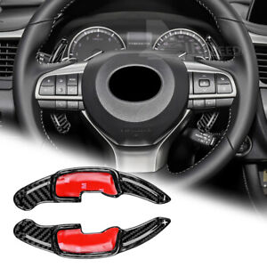 Carbon Fiber Steering Wheel Paddle Shifter For Lexus GS250 350 GX460 RX300 RX350