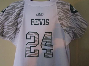 Reebok NFL TEAM APPAREL Darrelle Revis Women SIZE XL White Jersey RHINESTONES - Picture 1 of 8