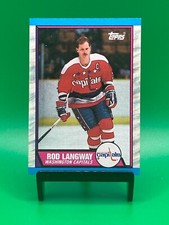 1989-90 Topps Hockey #55 Rod Langway Washington Capitals