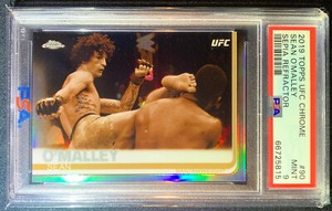 2019 Topps Chrome UFC #90 Sean O’Malley Sepia Refractor Bantamweight PSA 9 🍬🍬
