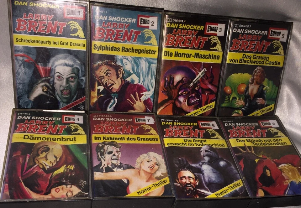Grusel MC Hörspielkassetten-EUROPA-DAN SHOCKER LARRY BRENT ndividuell raussuchen - Bild 1 von 1