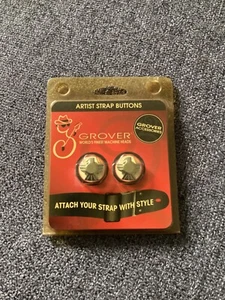 Grover Guitar Artist Strap Buttons New 5 Designs to Choose from, See Pictures. - Picture 1 of 23