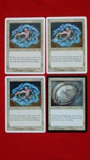 Circle of Protection: Blue x4 (Tempest / 7th Edition) MTG