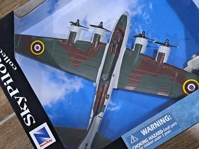 Sky Pilot Collection B17 Air Rescue Fighter Plane with Stand by NewRay - NEW  - Image 1 of 4