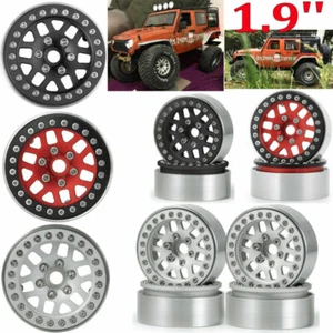 Llantas de metal Beadlock de 1/4 piezas de 1,9"" para coche 1/10 RC TRX4 TRX6 SCX10 D90 CC01 - Imagen 1 de 36