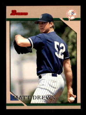1996 Baseball Bowman Matt Drews New York Yankees #183 1 - Image 1 of 2