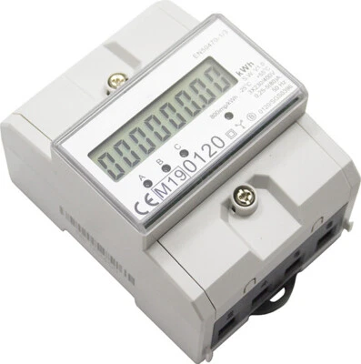 Stromzähler Hutschiene 3-Phasig mit MID M21 Zertifikat OR-WE-520 80A ORNO LCD - Bild 1 von 4