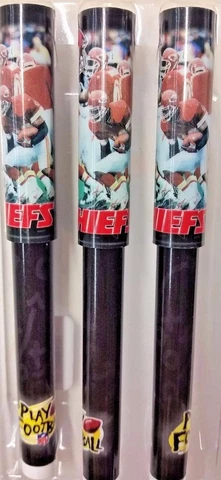 NFL Kansas City Chiefs Ball Point Pens, NEW (Pack of 3) Cover