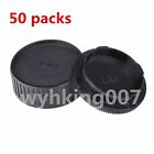 50PCS Front Body Cap + Rear Lens Cap Cover For Leica M LM MOUNT Camera Lens